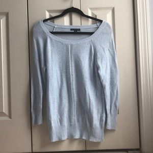 Blue pullover sweater